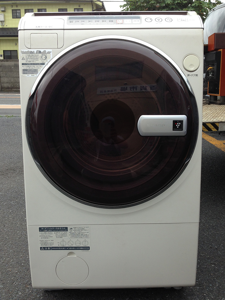 洗濯機（シャープES-V510-NL）を回収