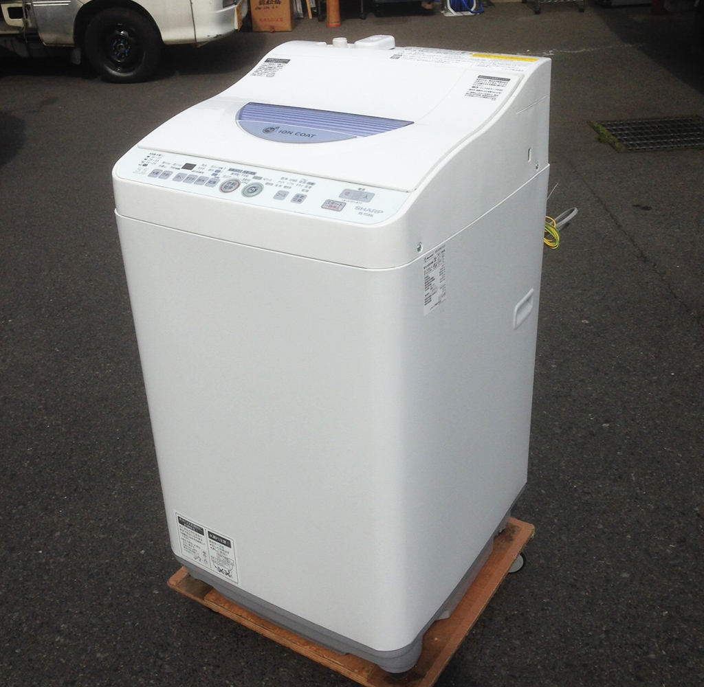 洗濯機（シャープ ES-TG55L-A）を買取