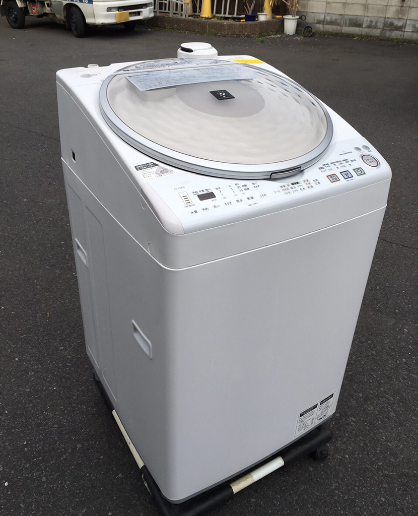 洗濯機（シャープ ES-TX810-S）を買取