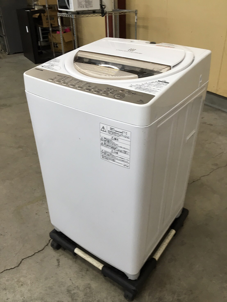 東芝製洗濯機（AW-6G3）を買取
