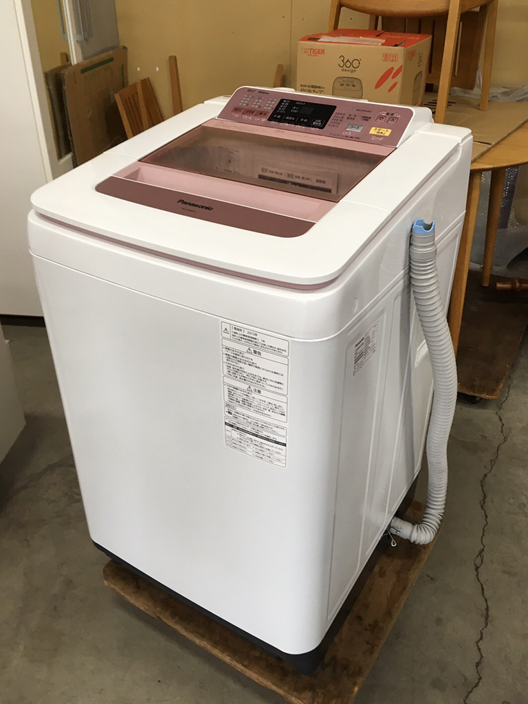 パナソニック製洗濯機（NA-FA80H1-P）を買取