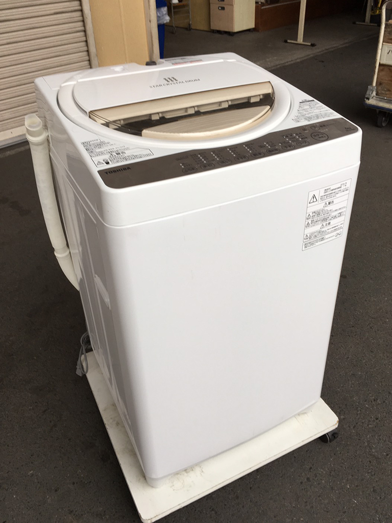 東芝製洗濯機6.0Kg（AW-6G3）など家電製品をまとめて買取