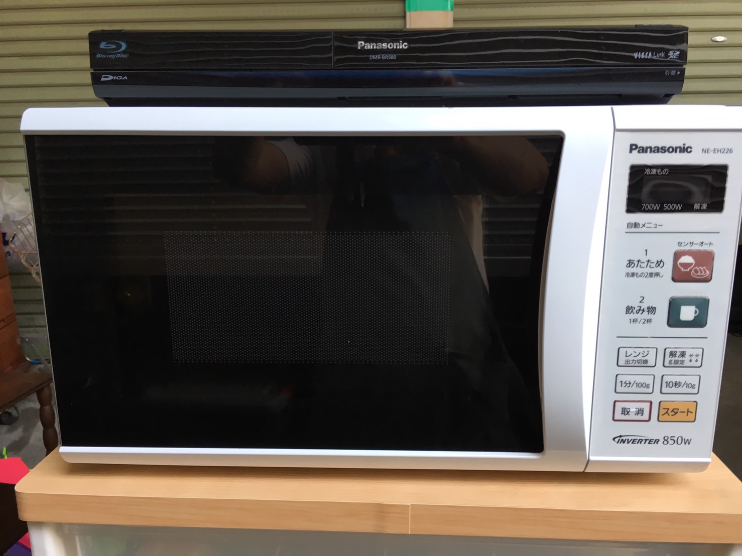 パナソニック製の電子レンジ(NE-EH226-W)