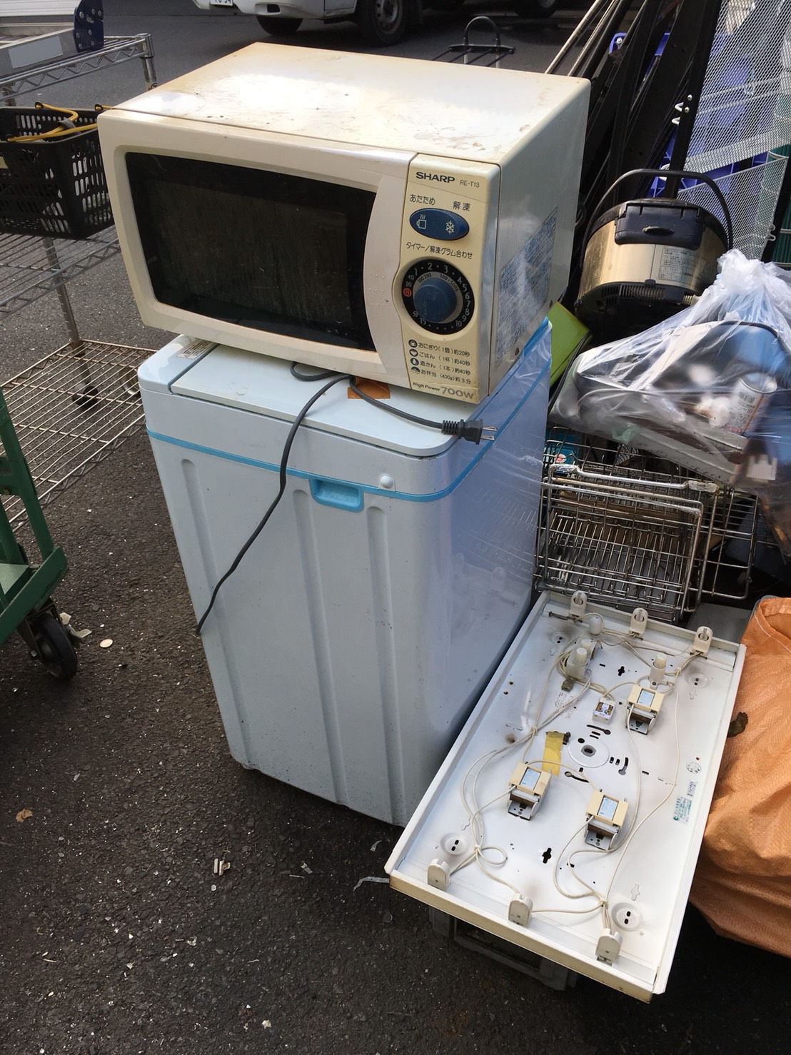 洗濯機・電子レンジなどまとめて引き取り