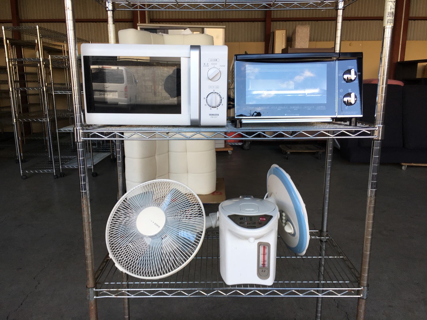 不要になった電子レンジ