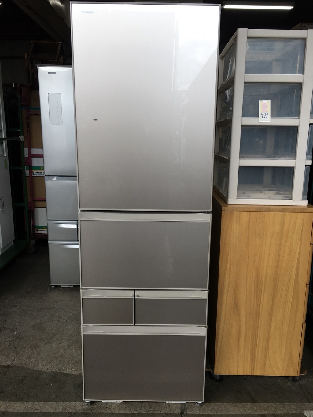 東芝製の冷蔵庫（GR-H43G）