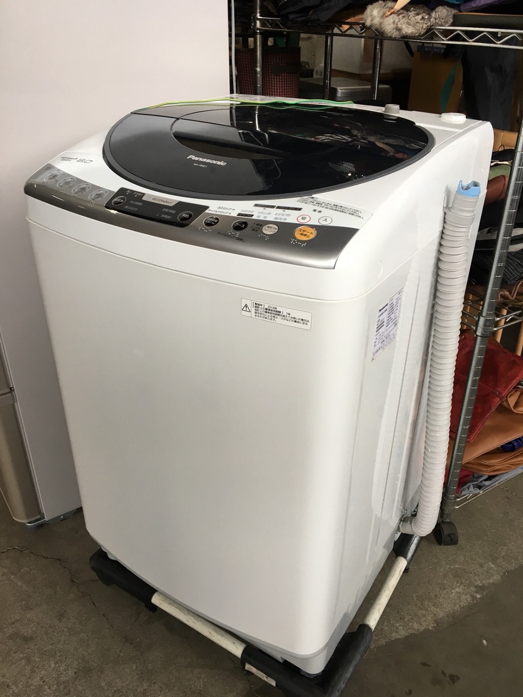 パナソニック製の洗濯機（NA-F8SE1）