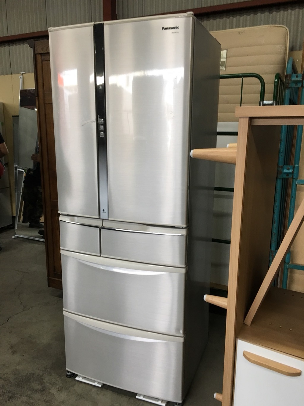 パナソニック製のトップユニット冷蔵庫（NR-F505T）