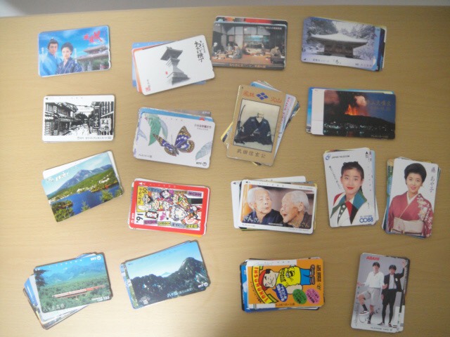 古い未使用のテレホンカード