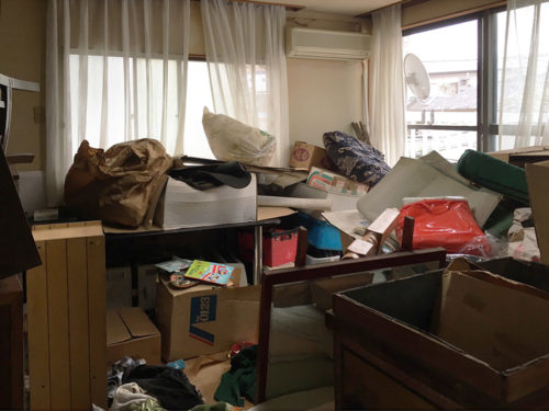 ゴミ屋敷の片付け