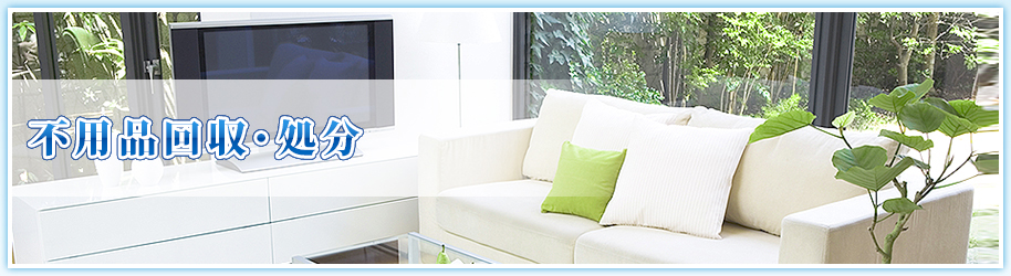 不用品回収・処分